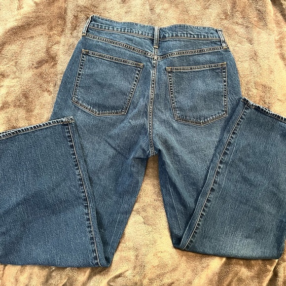 J. Crew Full Length Wide Leg Jeans Size 30 - Picture 8 of 16